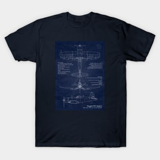 F4U Corsair Blueprint T-Shirt